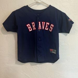Braves kids Nike jersey size 7